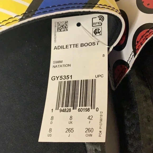 Adidas Adilette Boost Sandals Slides Shie Collab Craig & Karl NWT main image 4